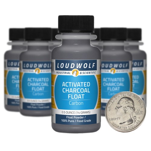 Activated Charcoal Float - 5 Ounces in 10 Bottles