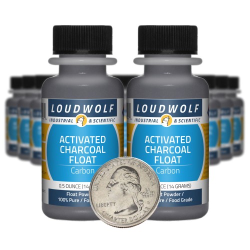 Activated Charcoal Float - 10 Ounces in 20 Bottles