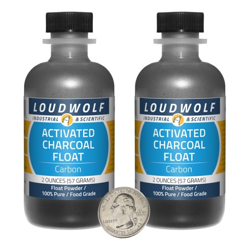 Activated Charcoal Float - 4 Ounces in 2 Bottles