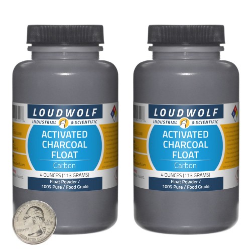 Activated Charcoal Float - 8 Ounces in 2 Bottles