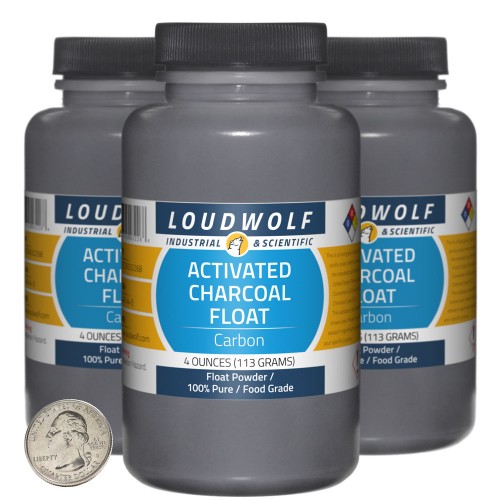 Activated Charcoal Float - 12 Ounces in 3 Bottles