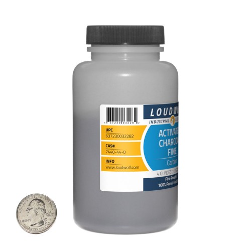 Activated Charcoal Fine - 1.5 Pounds in 6 Bottles