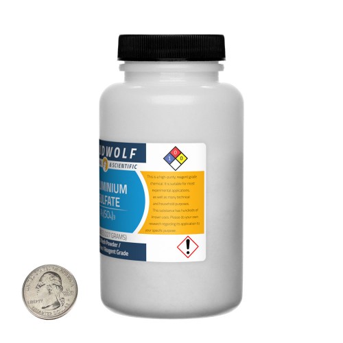 Aluminium Sulfate - 1.5 Pounds in 3 Bottles