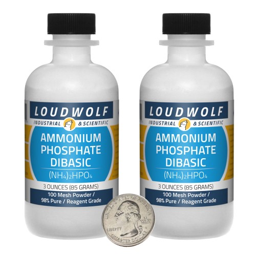 Ammonium Phosphate Dibasic - 6 Ounces in 2 Bottles Ammonium Phosphate Dibasic - 6 Ounces in 2 Bottles