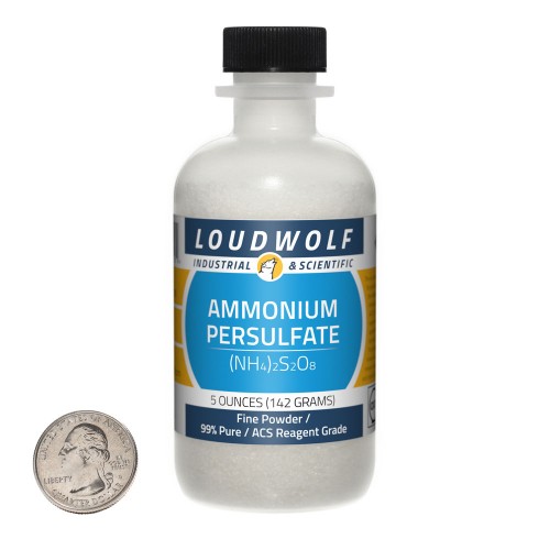 Ammonium Persulfate - 5 Ounces in 1 Bottle