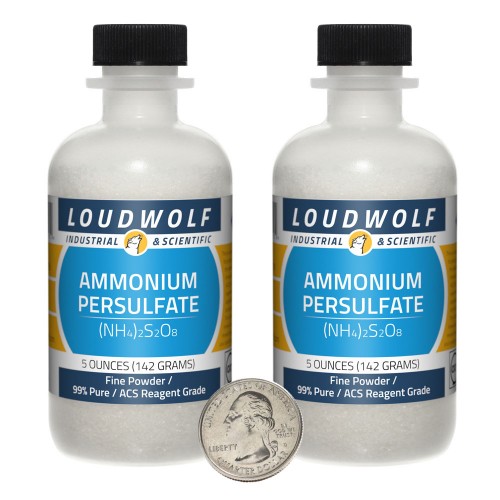 Ammonium Persulfate - 10 Ounces in 2 Bottles