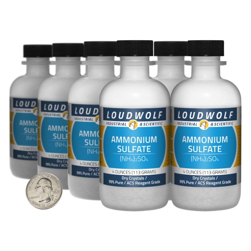 Ammonium Sulfate - 2 Pounds in 8 Bottles