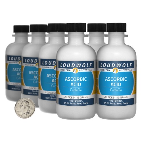 Ascorbic Acid - 2 Pounds in 8 Bottles