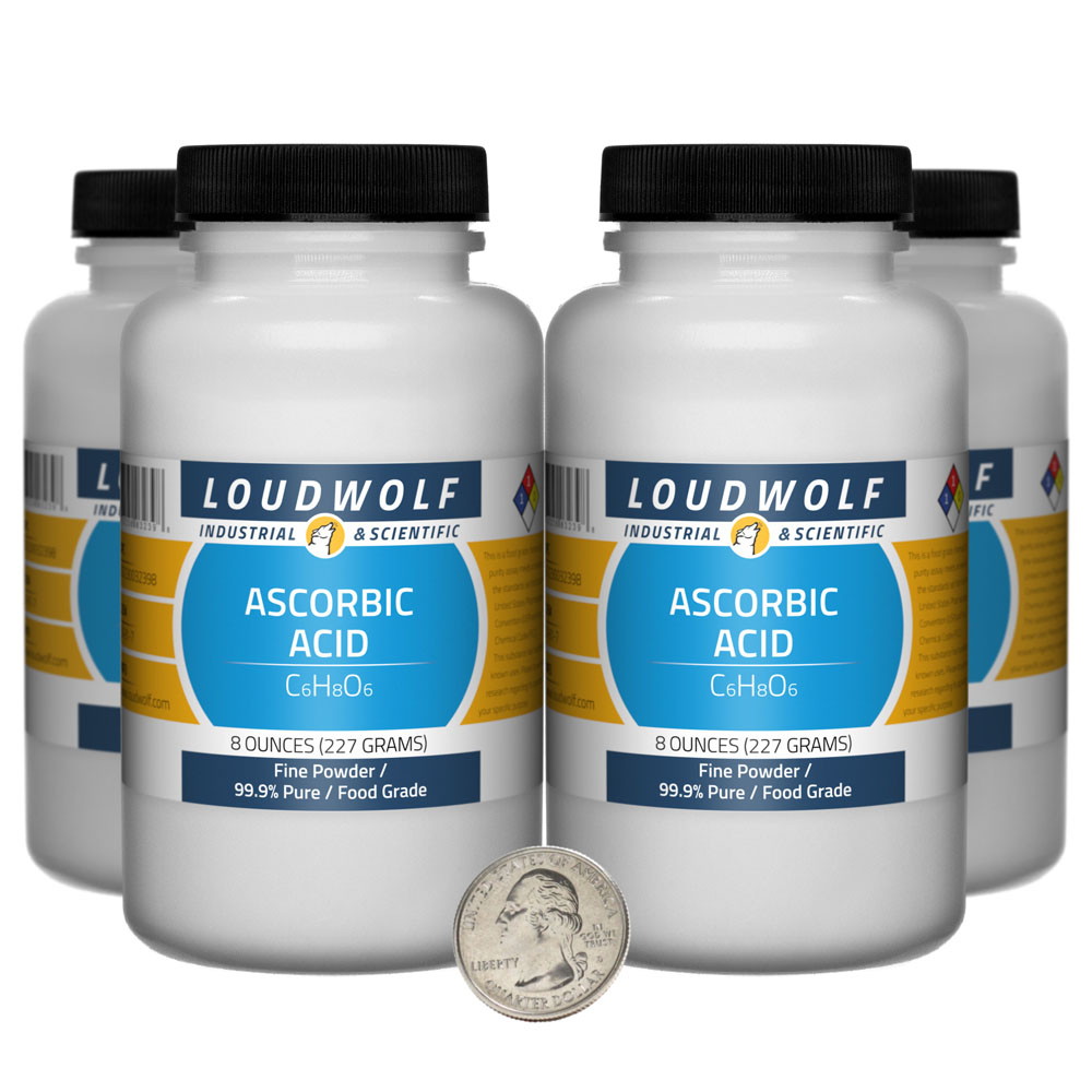 Ascorbic Acid - 2 Pounds in 4 Bottles Ascorbic Acid - 2 Pounds in 4 Bottles