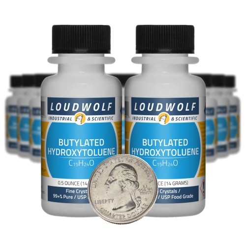 Butylated Hydroxytoluene - 10 Ounces in 20 Bottles