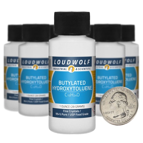 Butylated Hydroxytoluene - 10 Ounces in 10 Bottles