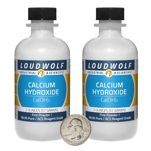 Calcium Hydroxide - 4 Ounces in 2 Bottles Calcium Hydroxide - 4 Ounces in 2 Bottles