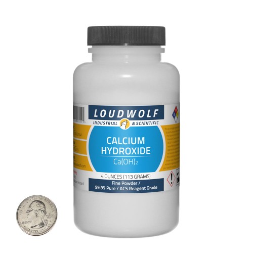 Calcium Hydroxide - 4 Ounces in 1 Bottle Calcium Hydroxide - 4 Ounces in 1 Bottle