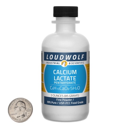 Calcium Lactate Pentahydrate - 3 Ounces in 1 Bottle