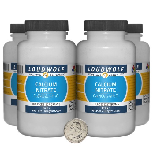 Calcium Nitrate - 2 Pounds in 4 Bottles