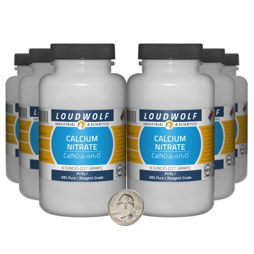 Calcium Nitrate - 3 Pounds in 6 Bottles