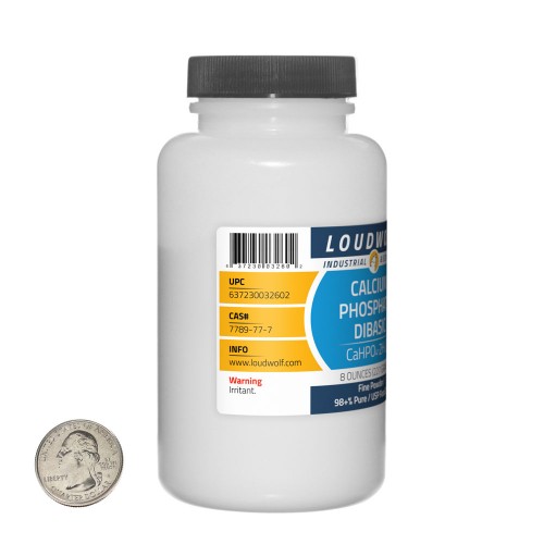Calcium Phosphate Dibasic - 1.5 Pounds in 3 Bottles