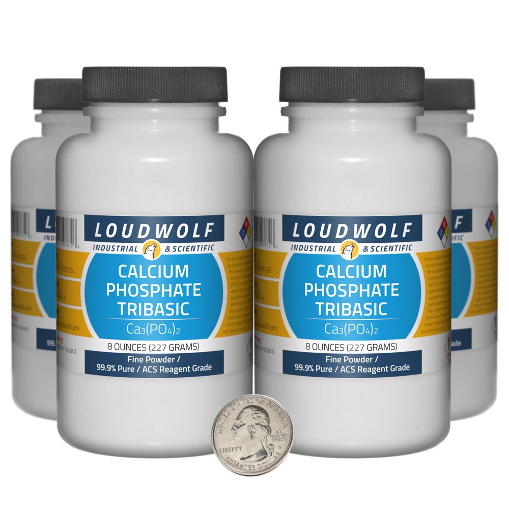 Calcium Phosphate Tribasic - 2 Pounds in 4 Bottles Calcium Phosphate Tribasic - 2 Pounds in 4 Bottles