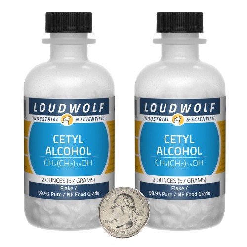 Cetyl Alcohol - 4 Ounces in 2 Bottles