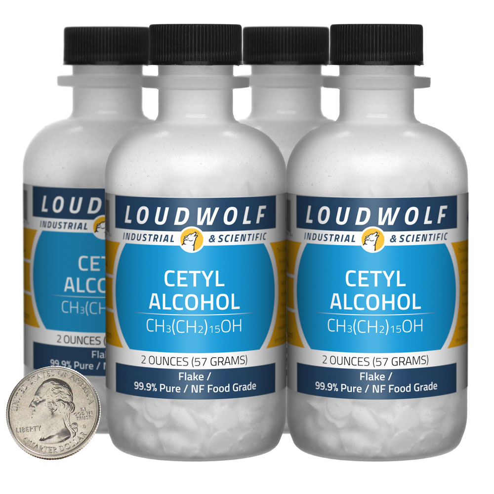 Cetyl Alcohol - 8 Ounces in 4 Bottles Cetyl Alcohol - 8 Ounces in 4 Bottles