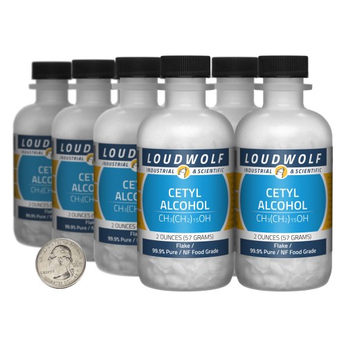 Cetyl Alcohol - 1 Pound in 8 Bottles