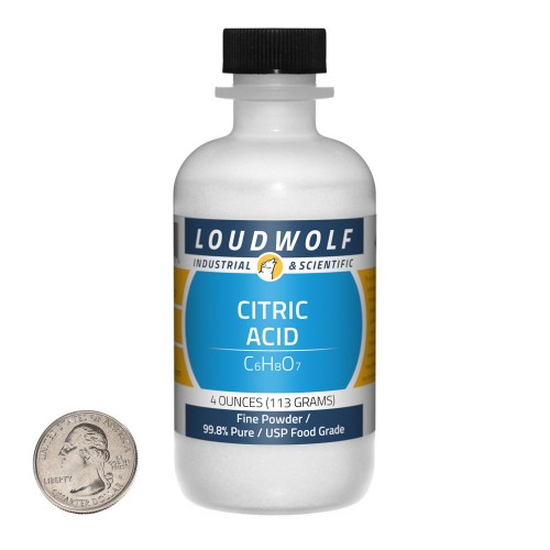 Citric Acid - 4 Ounces in 1 Bottle Citric Acid - 4 Ounces in 1 Bottle