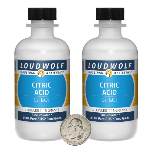 Citric Acid - 8 Ounces in 2 Bottles Citric Acid - 8 Ounces in 2 Bottles