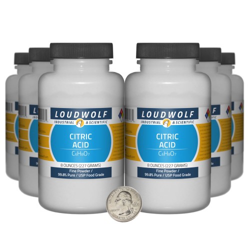 Citric Acid - 3 Pounds in 6 Bottles Citric Acid - 3 Pounds in 6 Bottles