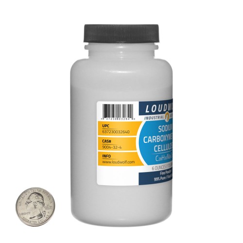 Sodium Carboxymethyl Cellulose - 2.3 Pounds in 6 Bottles