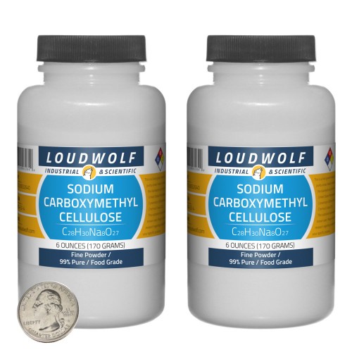 Sodium Carboxymethyl Cellulose - 12 Ounces in 2 Bottles Sodium Carboxymethyl Cellulose - 12 Ounces in 2 Bottles