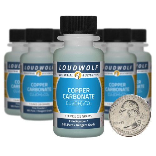 Copper Carbonate - 10 Ounces in 10 Bottles Copper Carbonate - 10 Ounces in 10 Bottles