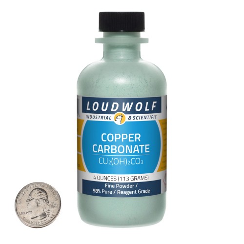 Copper Carbonate - 4 Ounces in 1 Bottle Copper Carbonate - 4 Ounces in 1 Bottle