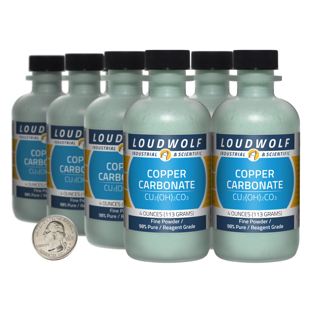 Copper Carbonate - 2 Pounds in 8 Bottles Copper Carbonate - 2 Pounds in 8 Bottles