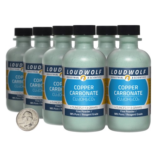 Copper Carbonate - 2 Pounds in 8 Bottles Copper Carbonate - 2 Pounds in 8 Bottles