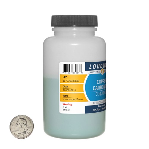Copper Carbonate - 1.5 Pounds in 3 Bottles