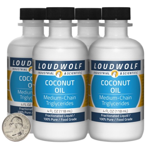 Coconut Oil - 16 Fluid Ounces in 4 Bottles