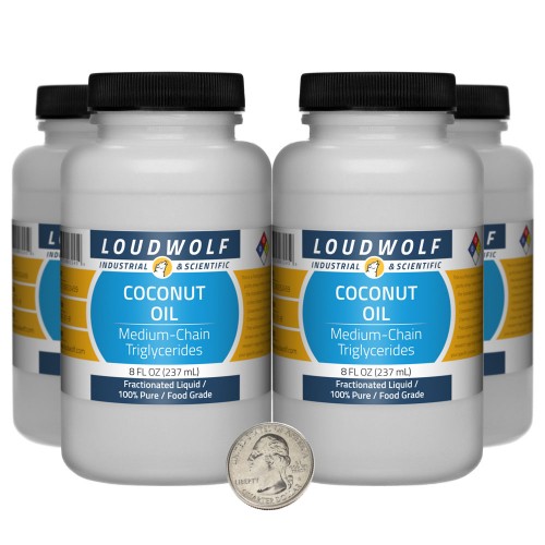 Coconut Oil - 32 Fluid Ounces in 4 Bottles