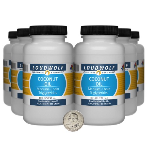 Coconut Oil - 48 Fluid Ounces in 6 Bottles