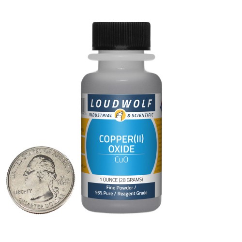 Copper(II) Oxide - 1 Ounce in 1 Bottle Copper(II) Oxide - 1 Ounce in 1 Bottle