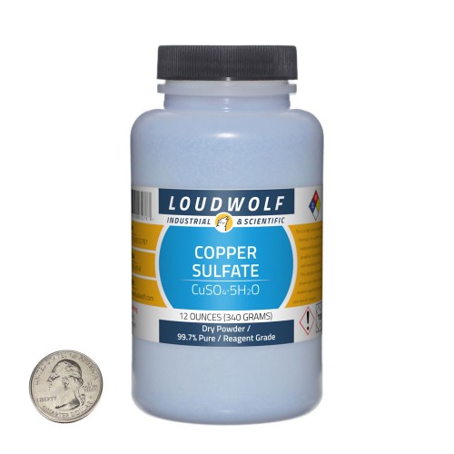 Copper Sulfate - 12 Ounces in 1 Bottle