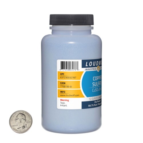 Copper Sulfate - 1.5 Pounds in 2 Bottles