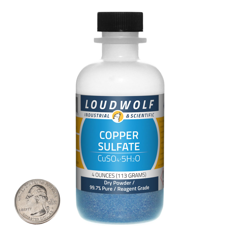 Copper Sulfate - 4 Ounces in 1 Bottle Copper Sulfate - 4 Ounces in 1 Bottle