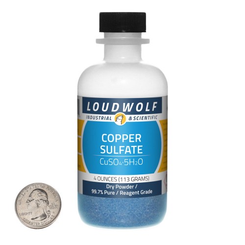 Copper Sulfate - 4 Ounces in 1 Bottle