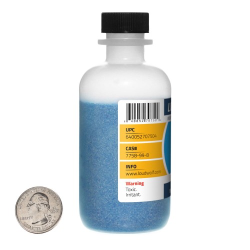 Copper Sulfate - 3.8 Pounds in 12 Bottles Copper Sulfate - 3.8 Pounds in 12 Bottles
