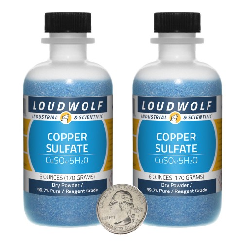 Copper Sulfate - 12 Ounces in 2 Bottles