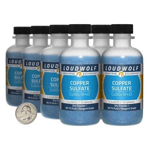 Copper Sulfate - 3 Pounds in 8 Bottles