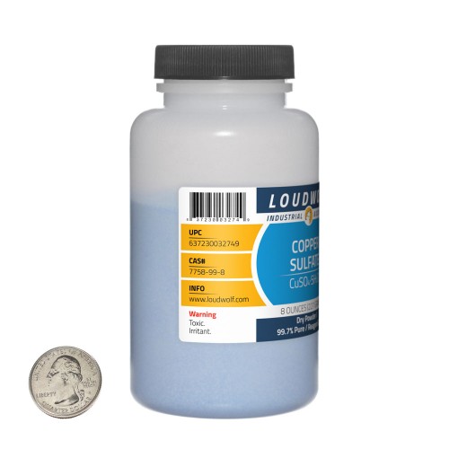 Copper Sulfate - 1.5 Pounds in 3 Bottles