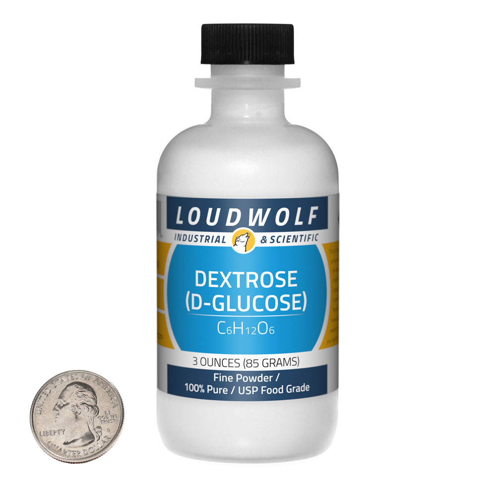 Loudwolf Dextrin Powder – 4 Ounces (2 X 2oz Bottles) – 100% Pure Food Grade, Fine Powder