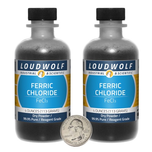 Ferric Chloride - 8 Ounces in 2 Bottles
