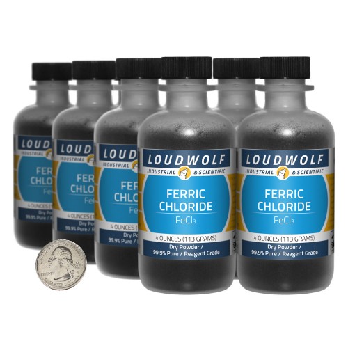 Ferric Chloride - 2 Pounds in 8 Bottles
